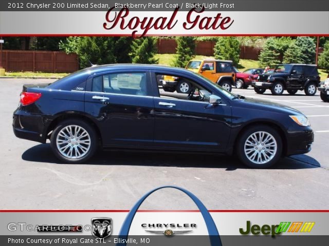 2012 Chrysler 200 Limited Sedan in Blackberry Pearl Coat