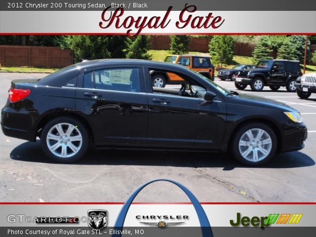 2012 Chrysler 200 Touring Sedan in Black