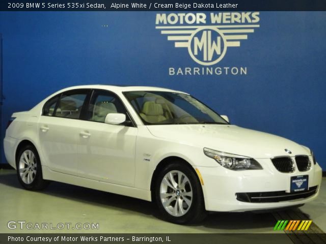 2009 BMW 5 Series 535xi Sedan in Alpine White
