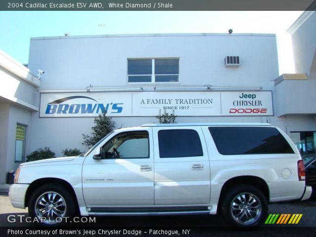 2004 Cadillac Escalade ESV AWD in White Diamond