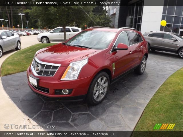 2012 Cadillac SRX Performance in Crystal Red Tintcoat