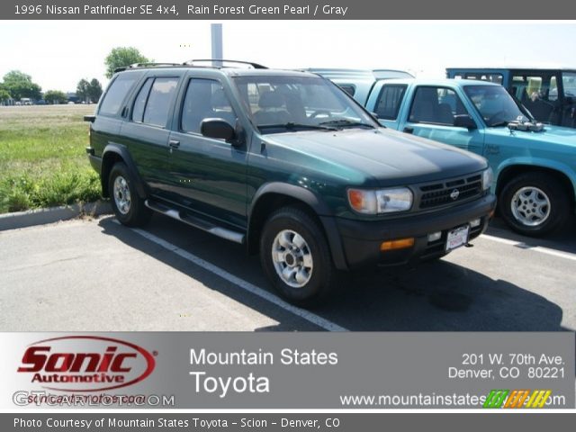 1996 Green nissan pathfinder #3