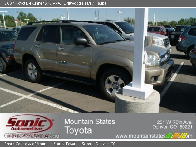 2007 Toyota 4Runner SR5 4x4 in Driftwood Pearl