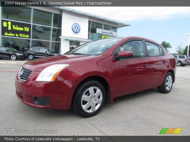 2007 Nissan Sentra 2.0 in Sonoma Sunset Red