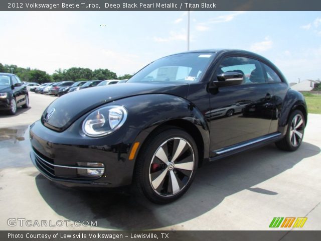 2012 Volkswagen Beetle Turbo in Deep Black Pearl Metallic
