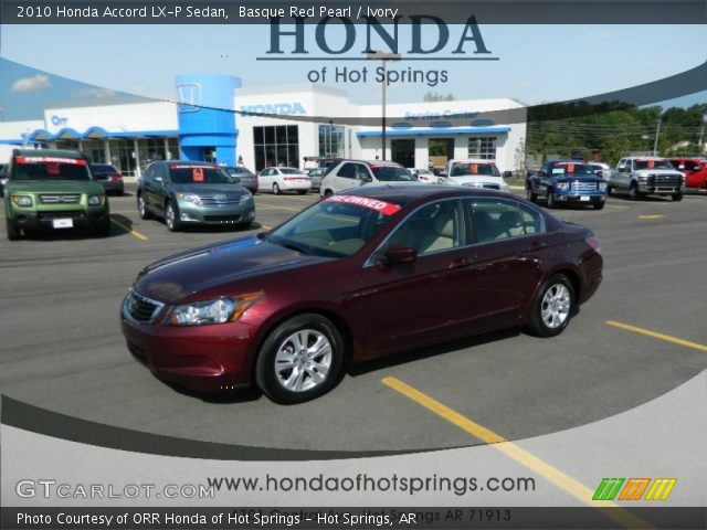 2010 Honda Accord LX-P Sedan in Basque Red Pearl