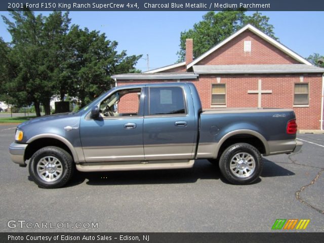 2001 Ford F150 King Ranch SuperCrew 4x4 in Charcoal Blue Metallic