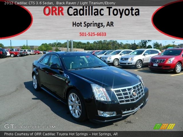 2012 Cadillac CTS 3.6 Sedan in Black Raven