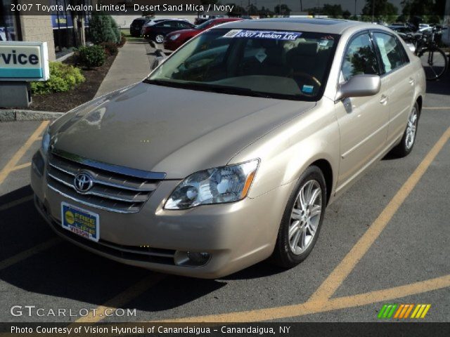 2007 Toyota Avalon Limited in Desert Sand Mica