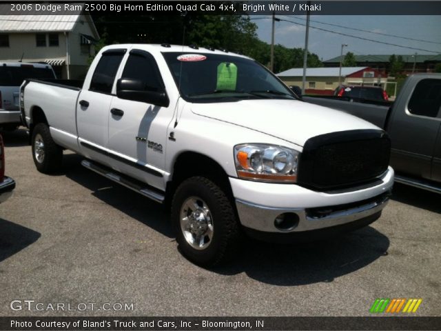 2006 Dodge Ram 2500 Big Horn Edition Quad Cab 4x4 in Bright White