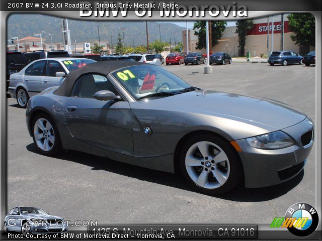 2007 BMW Z4 3.0i Roadster in Stratus Grey Metallic