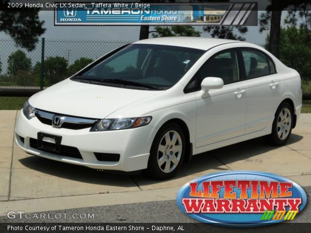 2009 Honda Civic LX Sedan in Taffeta White