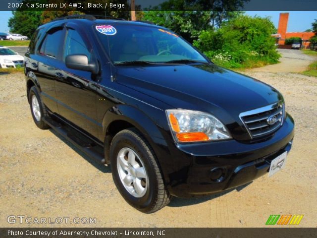 2007 Kia Sorento LX 4WD in Black