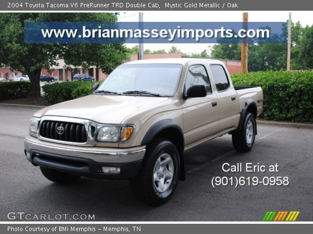 2004 Toyota Tacoma V6 PreRunner TRD Double Cab in Mystic Gold Metallic