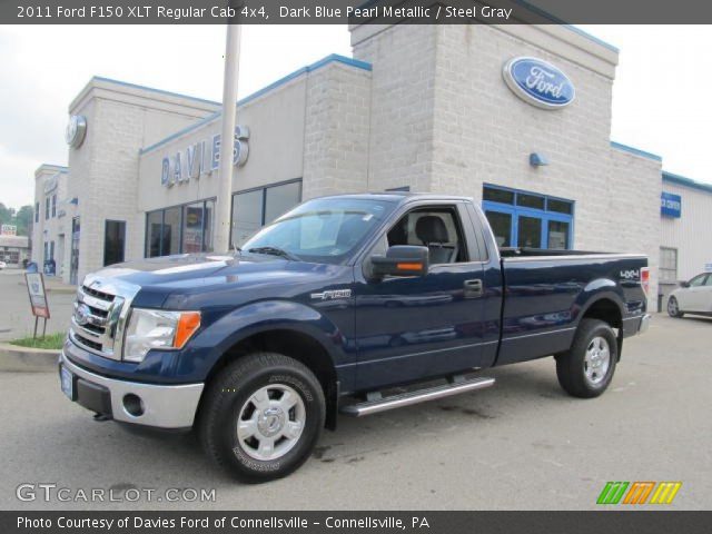 2011 Ford F150 XLT Regular Cab 4x4 in Dark Blue Pearl Metallic