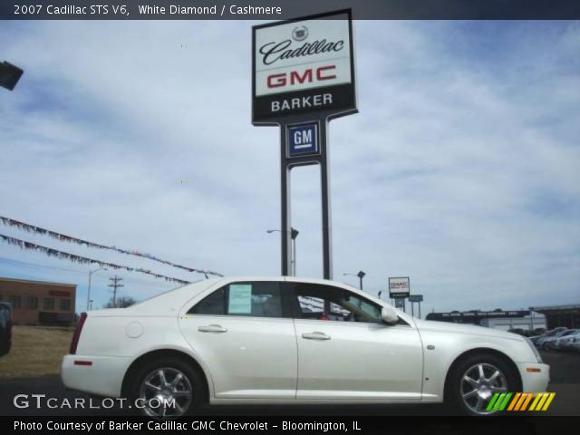 2007 Cadillac STS V6 in White Diamond