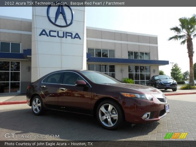 2012 Acura TSX Technology Sedan in Basque Red Pearl