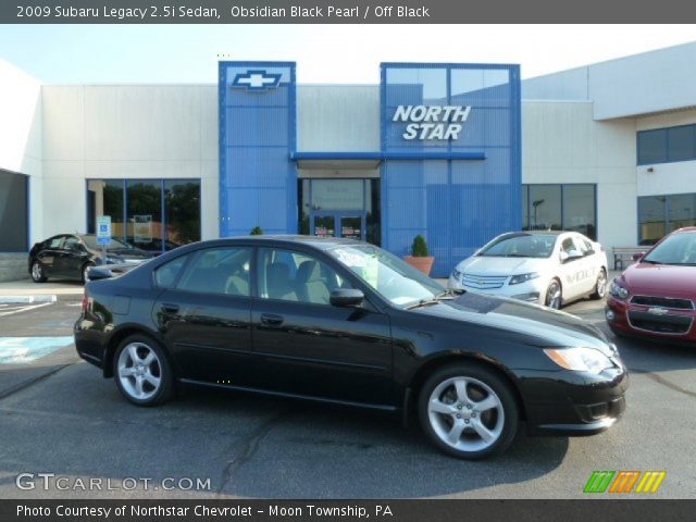 2009 Subaru Legacy 2.5i Sedan in Obsidian Black Pearl