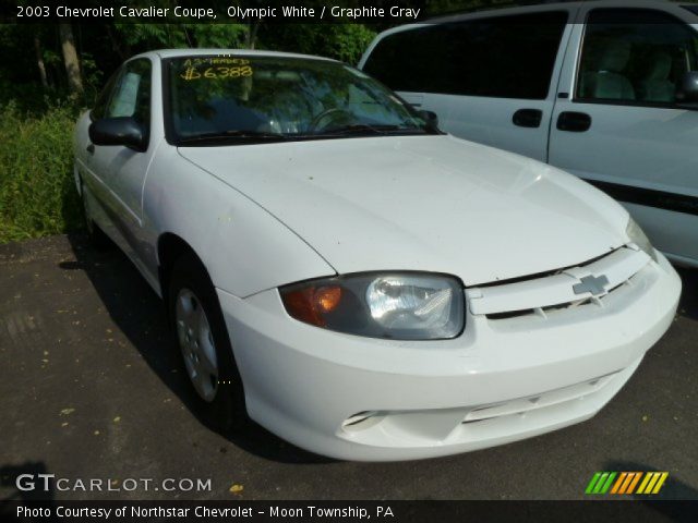 2003 Chevrolet Cavalier Coupe in Olympic White
