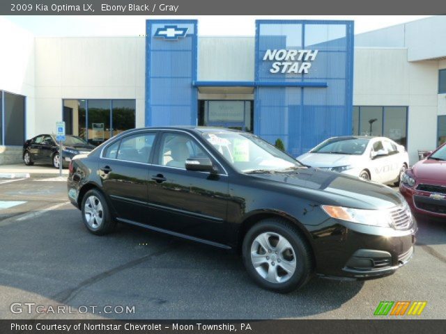 2009 Kia Optima LX in Ebony Black