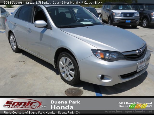 2011 Subaru Impreza 2.5i Sedan in Spark Silver Metallic