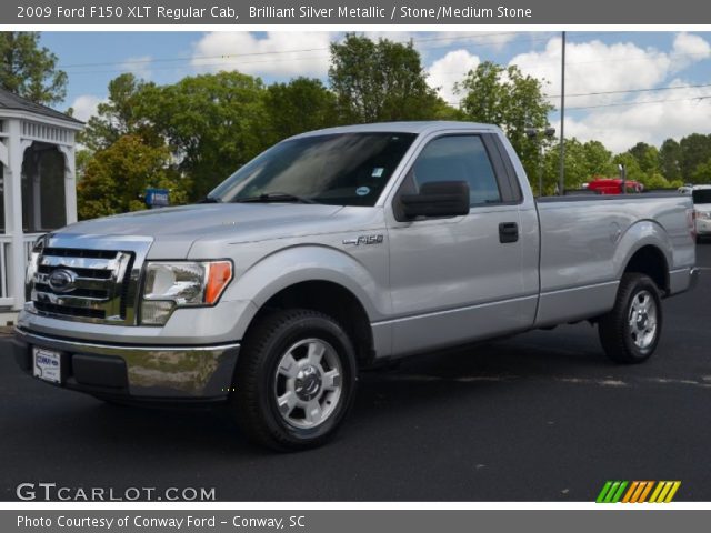 2009 Ford F150 XLT Regular Cab in Brilliant Silver Metallic