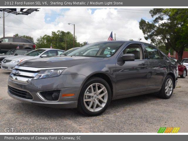 2012 Ford Fusion SEL V6 in Sterling Grey Metallic