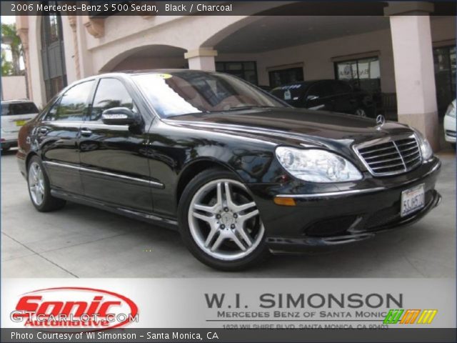 2006 Mercedes-Benz S 500 Sedan in Black