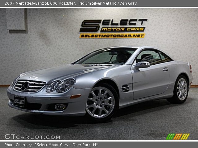 2007 Mercedes-Benz SL 600 Roadster in Iridium Silver Metallic