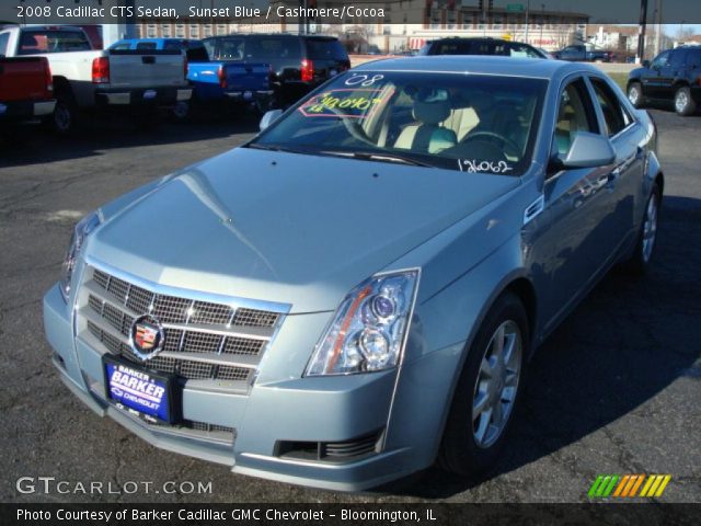 2008 Cadillac CTS Sedan in Sunset Blue