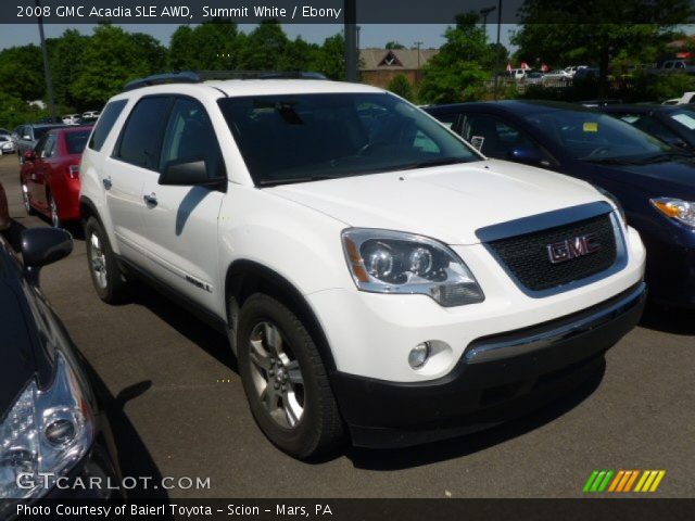 2008 GMC Acadia SLE AWD in Summit White