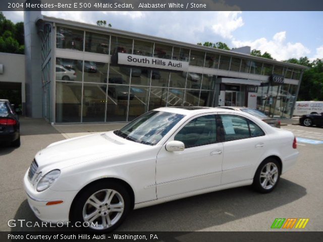 2004 Mercedes-Benz E 500 4Matic Sedan in Alabaster White