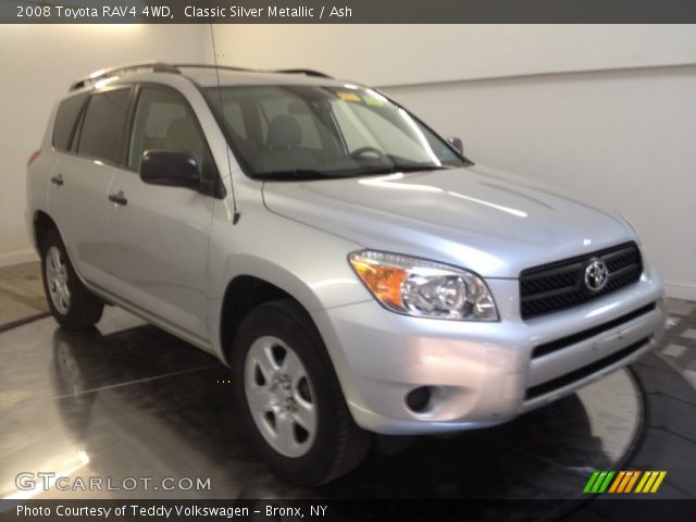 2008 Toyota RAV4 4WD in Classic Silver Metallic