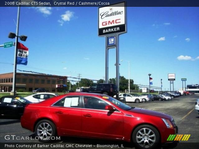 2008 Cadillac CTS Sedan in Crystal Red