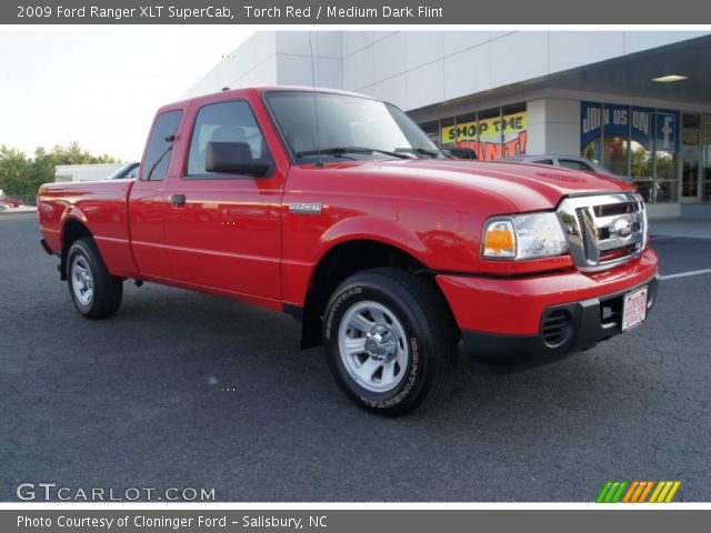 2009 Ford Ranger XLT SuperCab in Torch Red