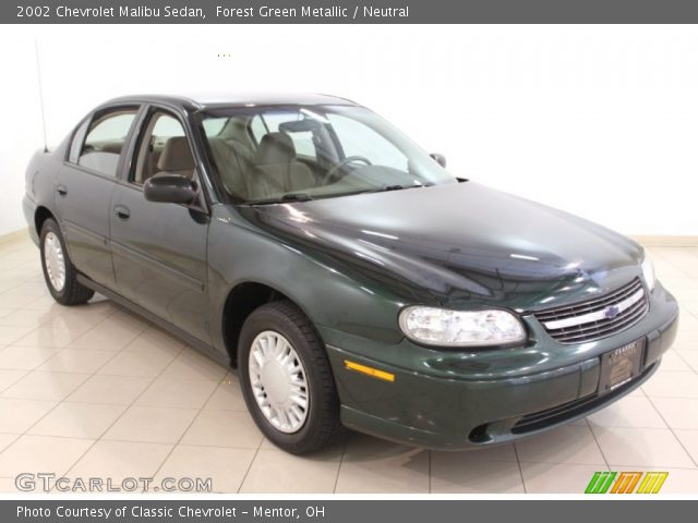 2002 Chevrolet Malibu Sedan in Forest Green Metallic
