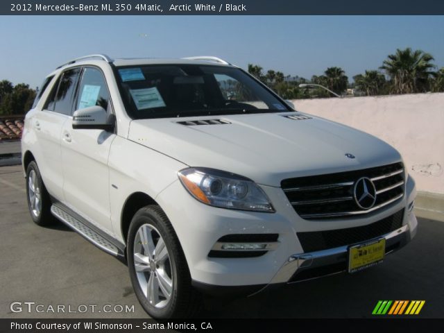 2012 Mercedes-Benz ML 350 4Matic in Arctic White