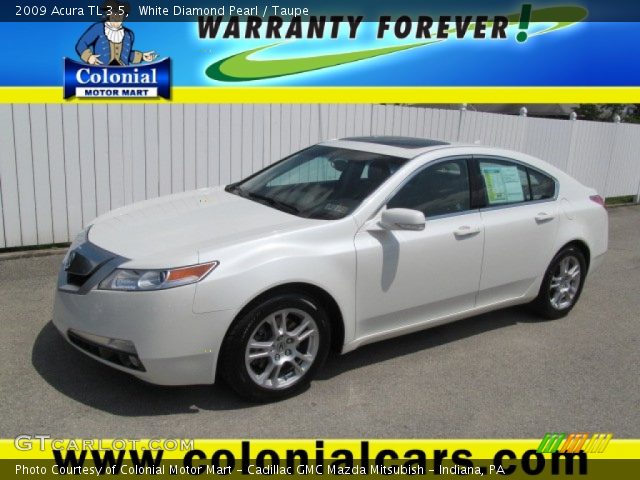 2009 Acura TL 3.5 in White Diamond Pearl