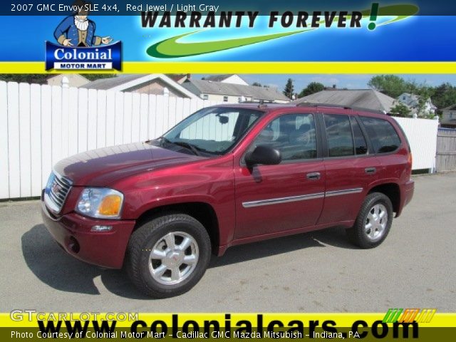 2007 GMC Envoy SLE 4x4 in Red Jewel