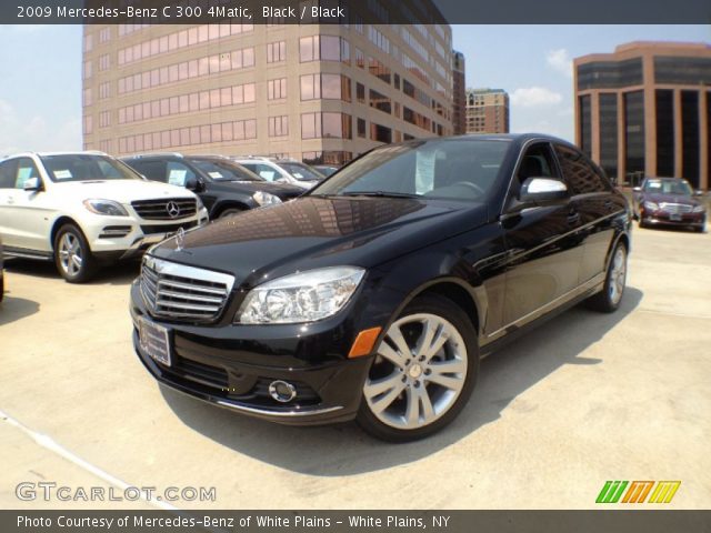 2009 Mercedes-Benz C 300 4Matic in Black