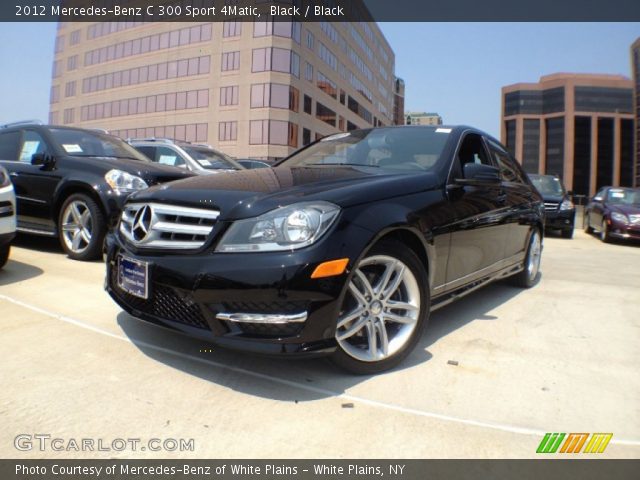 2012 Mercedes-Benz C 300 Sport 4Matic in Black