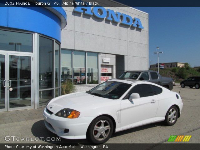 2003 Hyundai Tiburon GT V6 in Alpine White