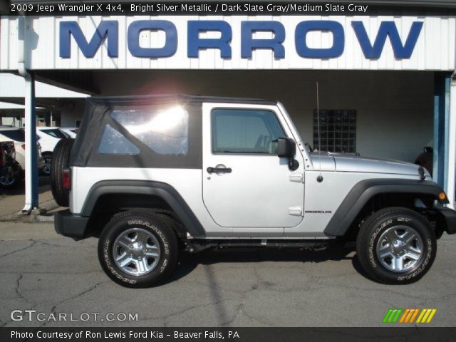 2009 Jeep Wrangler X 4x4 in Bright Silver Metallic