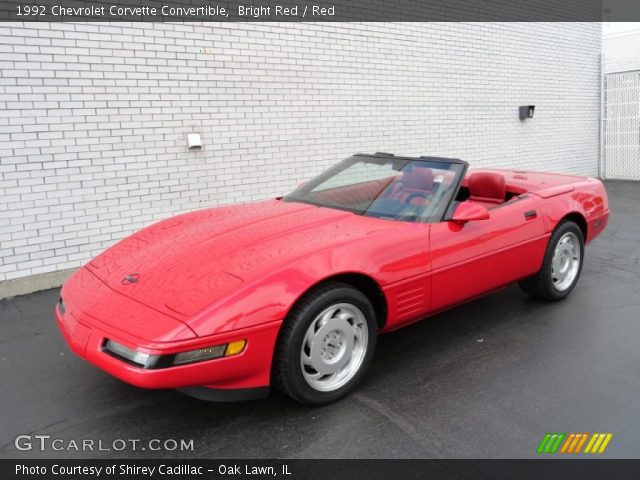 1992 Chevrolet Corvette Convertible in Bright Red