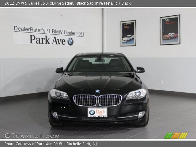 2012 BMW 5 Series 550i xDrive Sedan in Black Sapphire Metallic