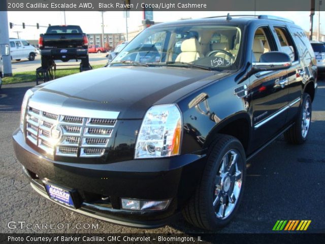 2008 Cadillac Escalade AWD in Black Raven