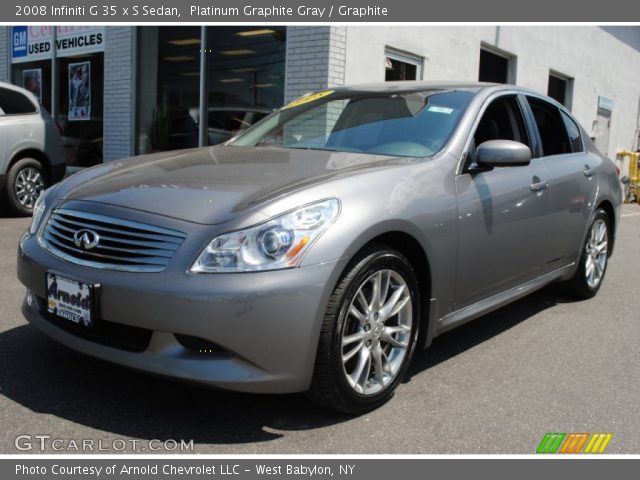 2008 Infiniti G 35 x S Sedan in Platinum Graphite Gray