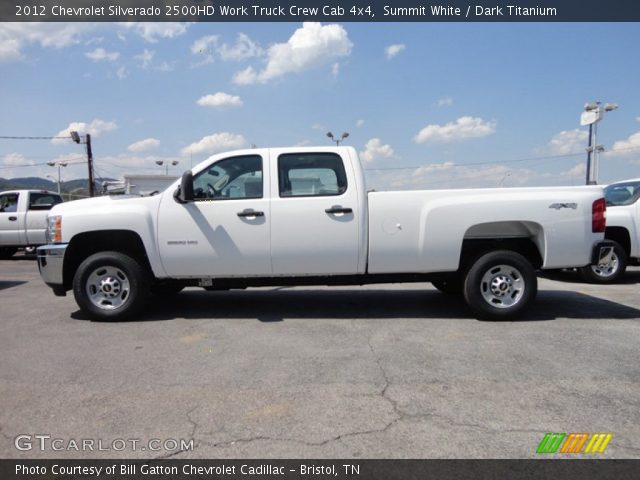 2012 Chevrolet Silverado 2500HD Work Truck Crew Cab 4x4 in Summit White