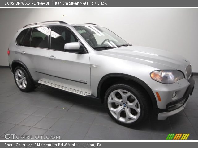 2009 BMW X5 xDrive48i in Titanium Silver Metallic