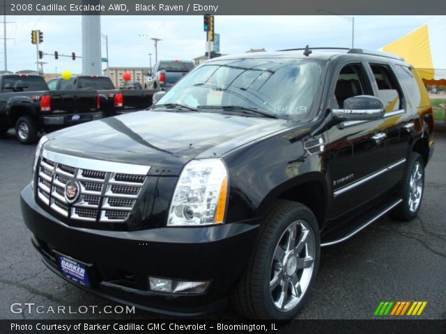 2008 Cadillac Escalade AWD in Black Raven